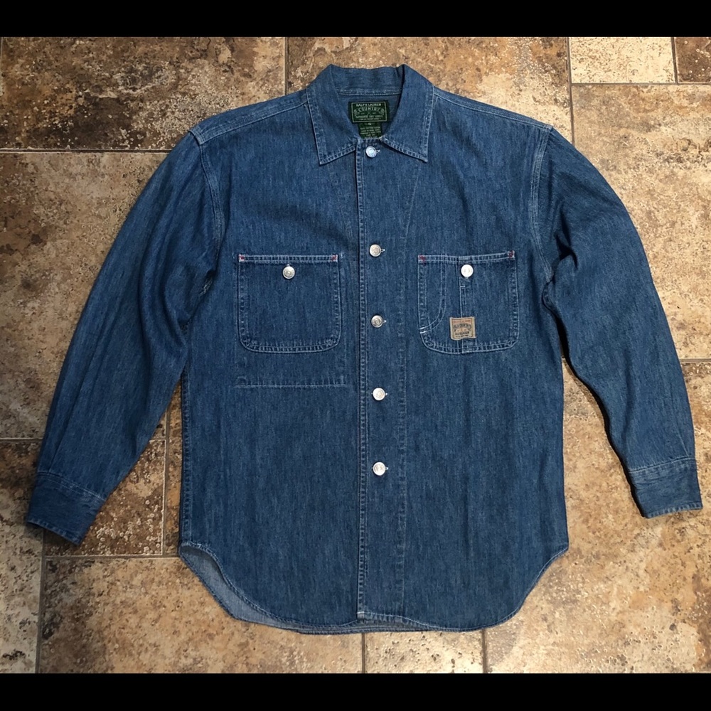 Vintage 90s Polo Country Ralph Lauren Denim Jacket